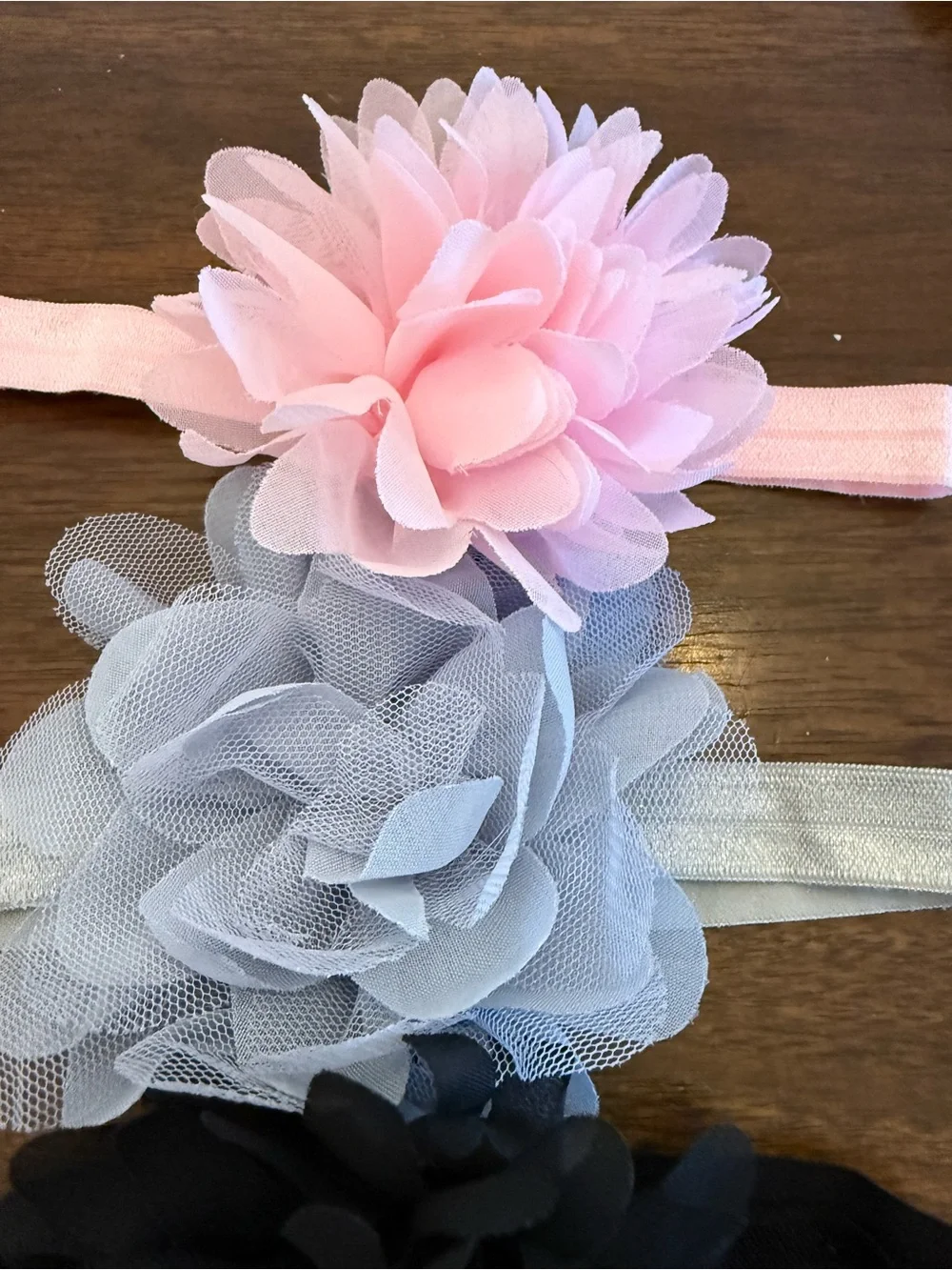 Floral Elastic Headbands Pack — Pink, Light Blue, Black, Lavender, Rose